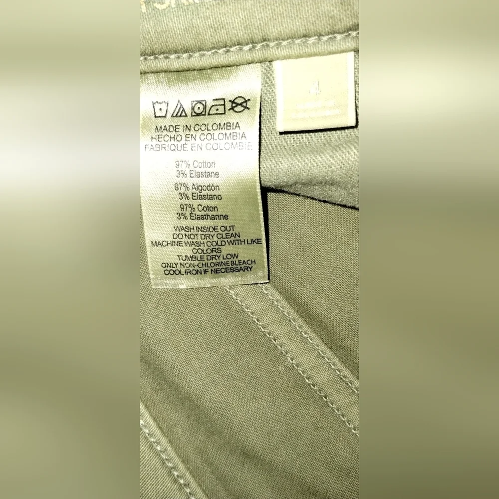 Michael Kors Women's Low Rise Skinny Leg Jeans Green Size(4)
